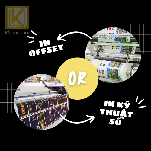 Nên lựa chọn in offset hay in kỹ thuật số?