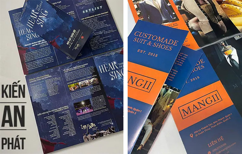 in brochure số lương ít