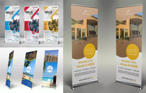 in standee bất động sản