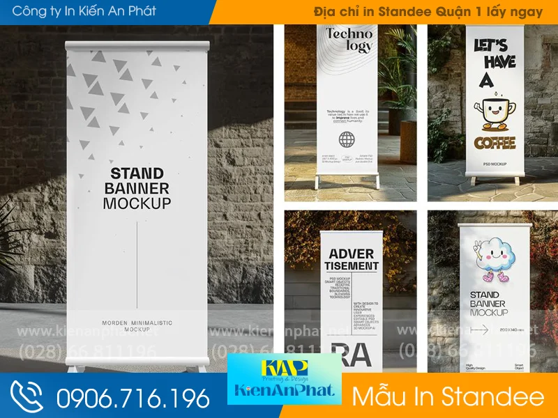 Địa chỉ in Standee Quận 1 lấy ngay