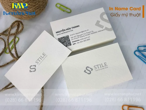 Mẫu in Name Card giấy mỹ thuật tại In Kiến An Phát