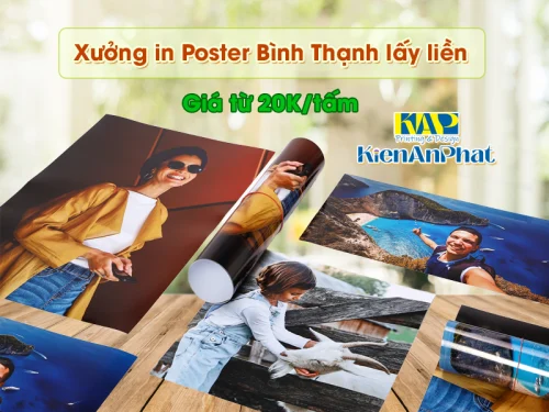 Xưởng in Poster Bình Thạnh lấy liền trong ngày