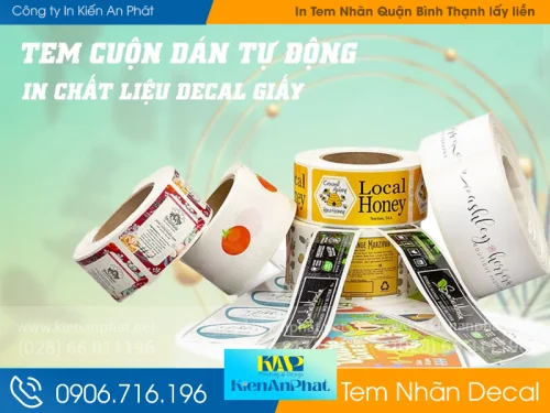 In Tem Nhãn Quận Bình Thạnh lấy liền. Giá từ 99đ/tem