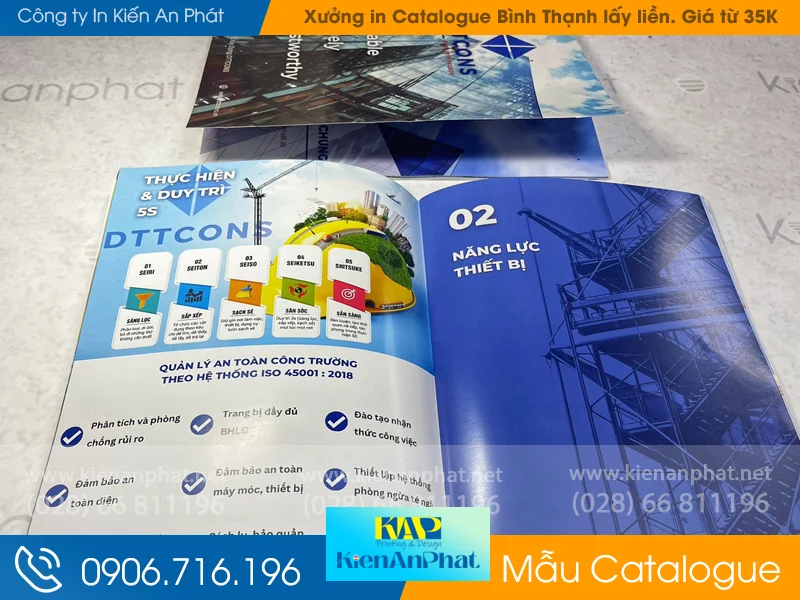Xưởng in Catalogue Bình Thạnh siêu nhanh lấy liền. Giá từ 35K