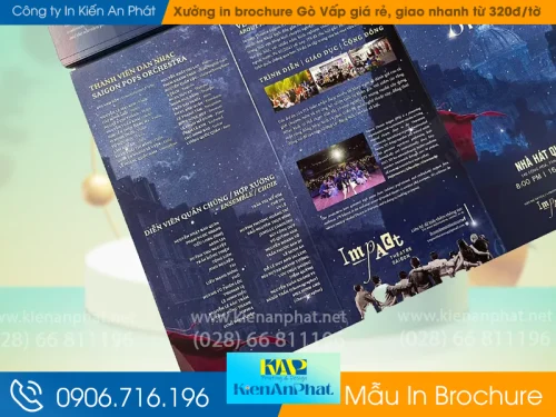 Xưởng in brochure Gò Vấp giá rẻ, giao nhanh từ 320đ/tờ