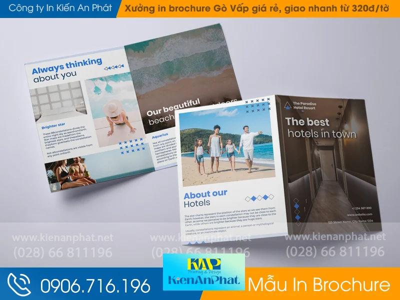 Các hình thức in ấn phẩm brochure thông dụng hiện nay