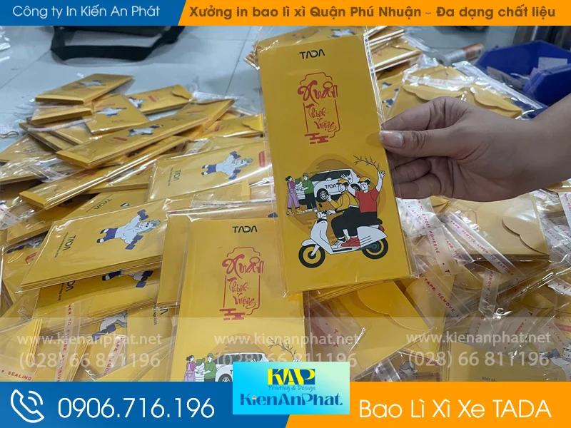 Xưởng in bao lì xì Quận Phú Nhuận – Đa dạng hình thức và chất liệu