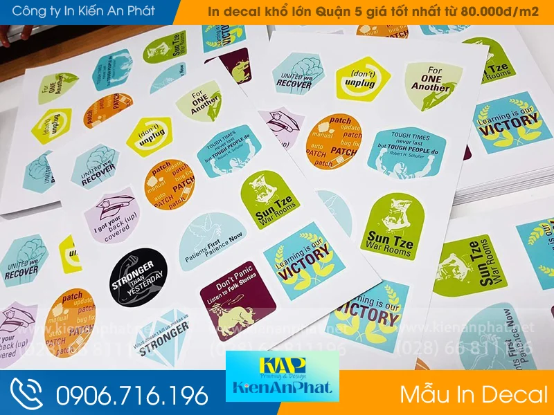 Xưởng in decal khổ lớn Quận 5 giá tốt nhất từ 80.000đ/m2 tại In Decal Kiến An Phát