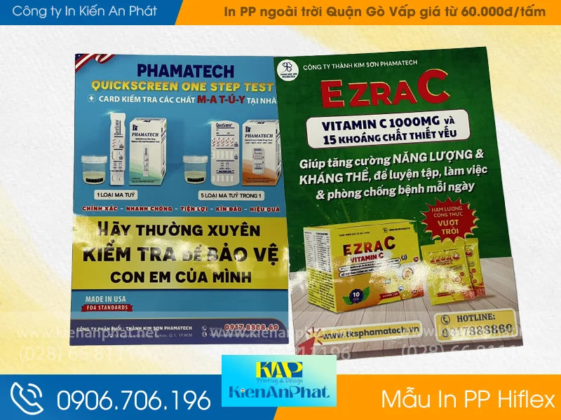 Xưởng in pp ngoài trời Gò Vấp giá từ 60.000đ/tấm tại In PP Kến An Phát