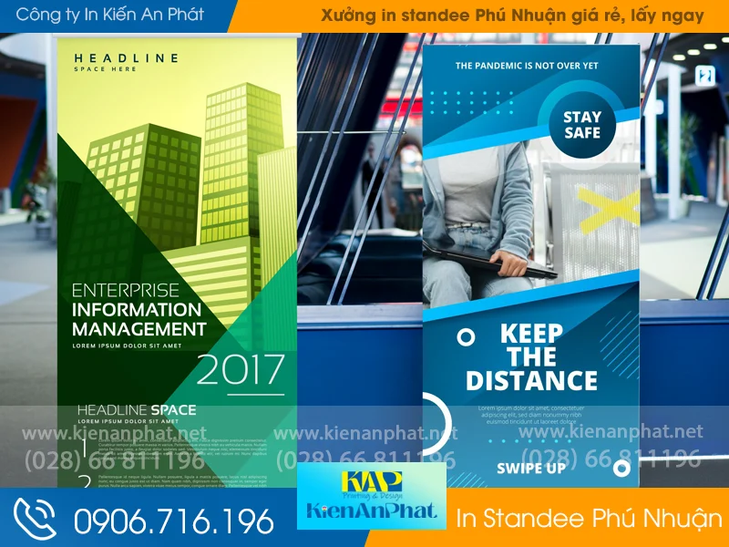In standee Kiến An Phát – Lựa chọn hàng đầu tại Phú Nhuận