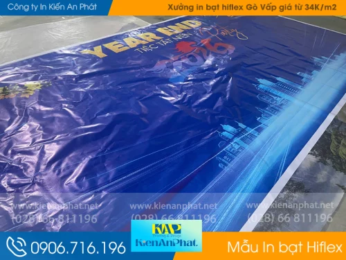 Xưởng in bạt hiflex Gò Vấp giá từ 34K/m2
