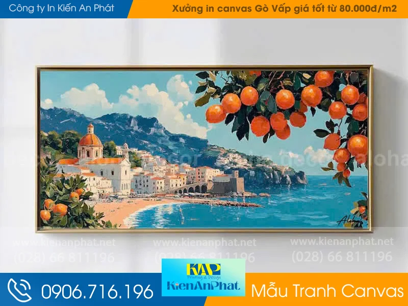 Xưởng in canvas Gò Vấp giá tốt từ 80.000đ/m2
