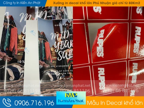 Xưởng in decal khổ lớn Phú Nhuận giá chỉ từ 80Km2