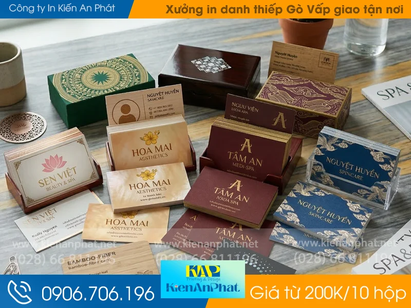 Xưởng in danh thiếp Gò Vấp giao tận nơi giá từ 200K/10 hộp