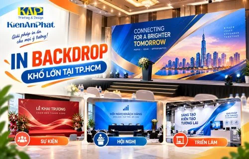 In Backdrop Khổ Lớn Tại TPHCM: Dùng Cho Sự Kiện, Hội Nghị và Triển Lãm