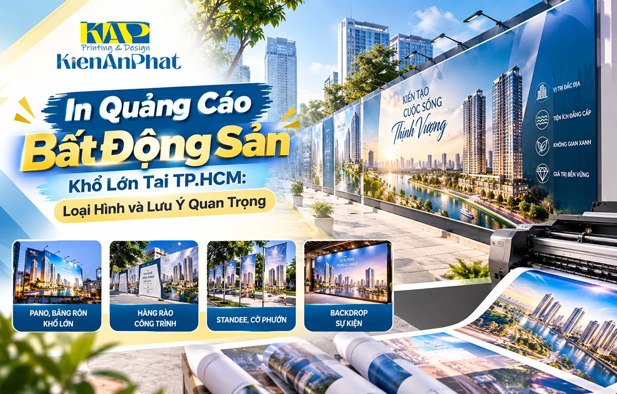 In Quảng Cáo Bất Động Sản Khổ Lớn Tại TP.HCM: Loại Hình và Lưu Ý Quan Trọng