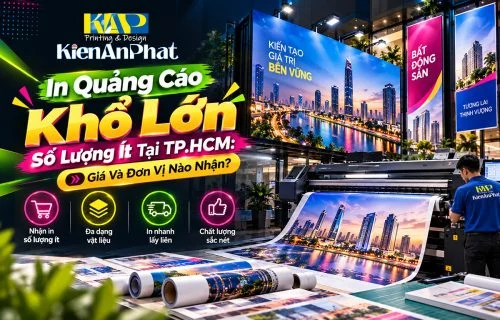 In Quảng Cáo Khổ Lớn Số Lượng Ít Tại TP.HCM: Giá Và Đơn Vị Nào Nhận?