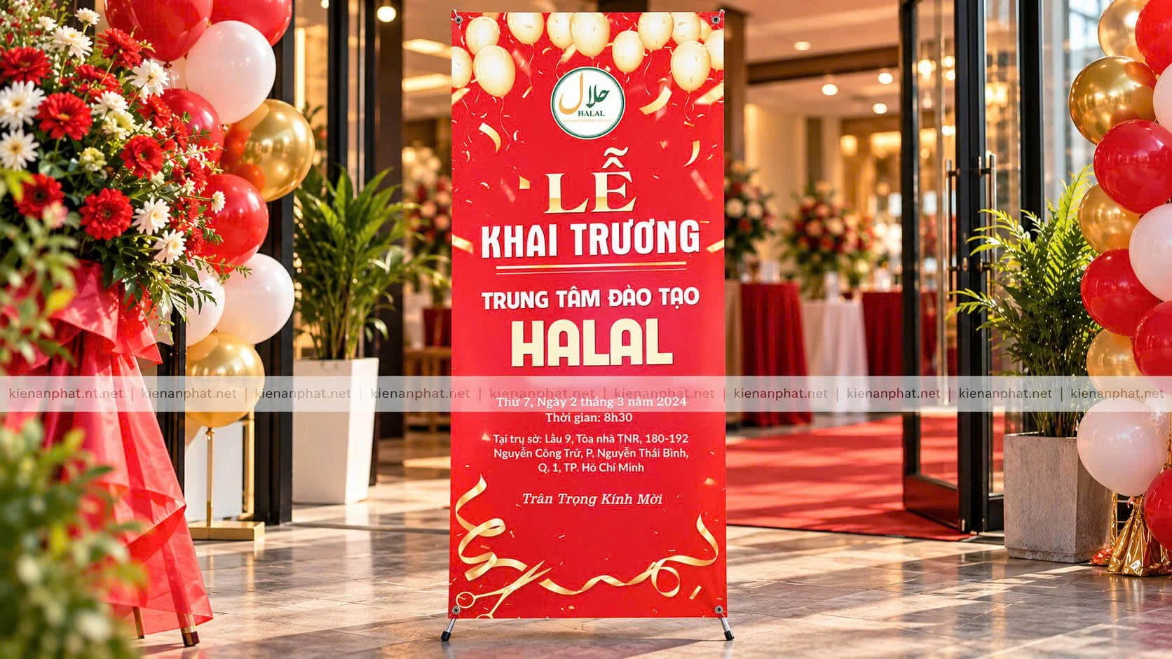 In Standee Khai Trương Đẹp, Chuyên Nghiệp | Kiến An Phát